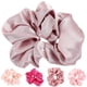 thumbnail image 4 of Elastic Hair Bands 5Pcs Satin Scrunchies For Women Thick Hair Made Of Silk Suitable For Parties And Daily Life Stylish Decoration, 4 of 5