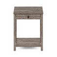 thumbnail image 6 of Furinno Classic Side Table, 2-Tier Modern End Table with Small Drawer and Open Shelf, Night Stand, Bedside Table, for Living Room, Bedroom, Rustic Oak, 6 of 7