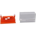 thumbnail image 1 of HUGFEGWE Needle Threader Dual Efficient Threading Tool Elderly Vision Impaired Plastic (Orange) UA824-10292, 1 of 9
