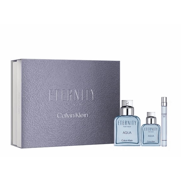Calvin Klein Eternity Aqua Eau de Toilette for Men Trio Gift Set