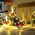 thumbnail image 4 of KOYPTL Christmas Decorations Glowing String Lights-10 Led,Iron Shatterproof Stocking Modeling Ornaments with Warm Light for Store Window Hanging Christmas Tree Activity Scene Decoration(4.92 ft), 4 of 6