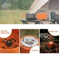 2 in 1 Propane Camp Heater, Pocket Stove for Indoor & Outdoor Propane