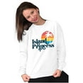 thumbnail image 3 of Puerto Rican Boricua Princess Latina Women Plus Size Crewneck Sweatshirt Brisco Brands 4X, 3 of 5