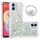 thumbnail image 1 of Funda para Samsung Galaxy A04E con Brillo Líquido Flotante, Purpurina, Parachoques y Anillo Giratorio Soporte, 1 of 5