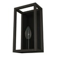 thumbnail image 2 of Hunter - Squire Manor 1-light Matte Black, Small Sconce Light, Dimmable, Modern Style, for Bedrooms, Dining, Living Rooms - 19669, 2 of 7