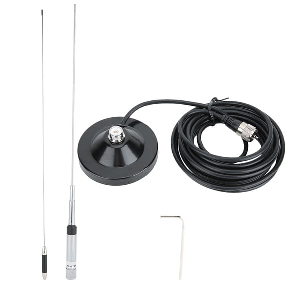 NL-770R Antena de doble banda Kit de antena de estación de radio de coche de alta ganancia Conector UHF 144/430MHz