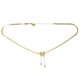thumbnail image 1 of Collar con colgante Vocoste, colgante de mariposa, cadena de serpiente, gargantilla, collar para mujer y niña, tono dorado, 1 of 6