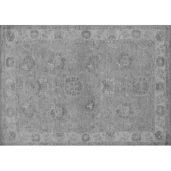 Ahgly Company Indoor Rectangle Oriental Gray Traditional Area Rugs, 8' x 10'