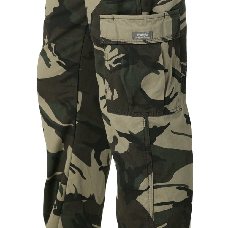Wrangler camo shop cargo pants walmart