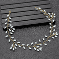 thumbnail image 4 of Tocados de boda para novia, diadema nupcial de ópalo con cristal, accesorios para el cabello de boda hechos a mano para mujer, 4 of 5
