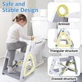 thumbnail image 4 of Asiento para ir al baño y taburete para niños pequeños PRIMLECT Grey, 4 of 7