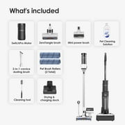 Tineco FloorWasher Switch Pet 7 Cordless Wet/Dry Mop & Vacuum Cleaner With Switch Motor System (1 Wet/Dry Floor Washer and 1 Stick Vacuum)