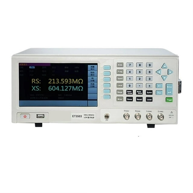 LCR Benchtop Digital Bridge 100kHz-1MHZ Desktop LCR Tester Meter Capacitance Resistance Impedance Inductance Measure ,Easy to Use