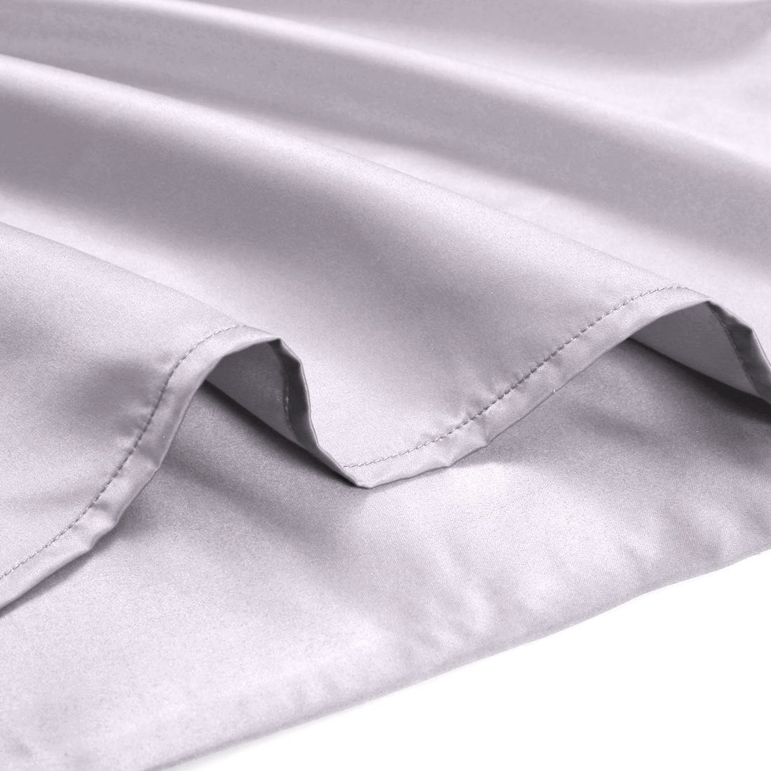 Unique Bargains Luxury Silky Satin Body Pillow Case Light Lilac 20" x 54"