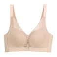 thumbnail image 4 of Fashion Comfortable Womans Lace Beauty Back Solid Strap Wrap Plus Size Bra, 4 of 6