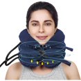 thumbnail image 1 of Cervical Traction Device (Blue) for Neck Support, Neck Traction and Neck Pain Relief, 1 of 5