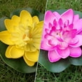 thumbnail image 4 of 10 Pcs Lotus Foliage Stems Water Lily Flower Fish Pond Plants, 4 of 10