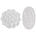 thumbnail image 1 of 2 Pcs Painting Color Mixing Tray Watercolor Pigment Tray Color Mixing Plates, 1 of 6