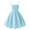Sky Blue, variant on CAICJ98 Girl's Smocked Ruched A Line Swing Dress Layered Tie Shoulder Flowy Cami Short Party Dresses for Girls (9-10 Years,Red)