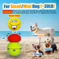 thumbnail image 2 of Latex Dog Squeaky Toys Rubber Soft Dog Toys Chewing Squeaky Toy Fetch Play Balls Toy for Puppy Small Pets 6pcs for Mini, Small Breeds, 2.28"*2.28"*1.30", 2 of 4