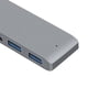 thumbnail image 3 of Dual Type-C Hub 2 puertos USB 3.0 Adaptador de lector de tarjetas TF para MacBook (gris) Ehuebsd Para estrenar, 3 of 8