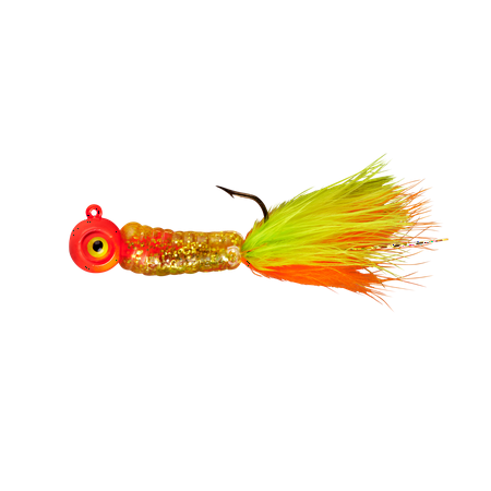 UPC: 0025787682676 | Lindy Fuzz-E-Grub Jig 2 1/4oz Gold Strike