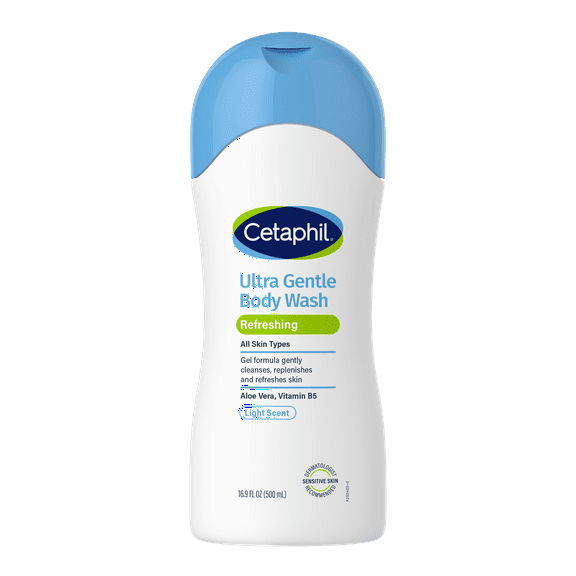 Cetaphil Ultra Gentle Body Wash, 16.9 oz (Pack of 2)