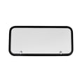 thumbnail image 3 of Leisure Coachworks RV Baggage Door 36" Wide X 16" High with Rounded Corners and Thumblocks for RV's- Compartment Access Storage Doors with Top Hinge- Camper Trailer Motor Home- Black, 3 of 5