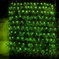 thumbnail image 7 of Halloween/Christmas Net Lights Outdoor, 5FT x 5FT 96 LED Fairy String Light with 8 Lighting Modes, Connectable Light for Garden Tree Bushes, Holiday Wedding Party Decorations, Green, 7 of 7