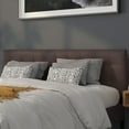 thumbnail image 1 of Lennox Tufted Upholstered King Size Headboard in Brown Vinyl, 1 of 9
