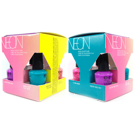 OPI Mini Neon Collection Summer 2019 Nail Lacquer Set of 4 (Best Orange Nail Polish 2019)