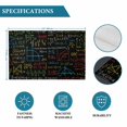 thumbnail image 6 of Math Formula Geometric Placemats Set of 4, Modern Art Black Yellow Washable Wipeable Table Mats for Dining Tables, Indoor Outdoor Kitchen Place Mats for Holiday Party Table Decor, 6 of 9