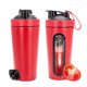 thumbnail image 2 of 700ml Protein Shaker 304 Stainless Steel Water Bottle Outdoor Gym Sports Fitness Training Drink Powder Milk Mixer, 2 of 10
