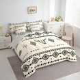 thumbnail image 3 of Feelyou Hippie Aztec Bedding Comforter Set 7pcs, Tribal Aztec Queen Bedding Sets, Vintage Mandala Style Queen Sheet Sets, Super Cozy Bedroom Decoration, 3 of 7