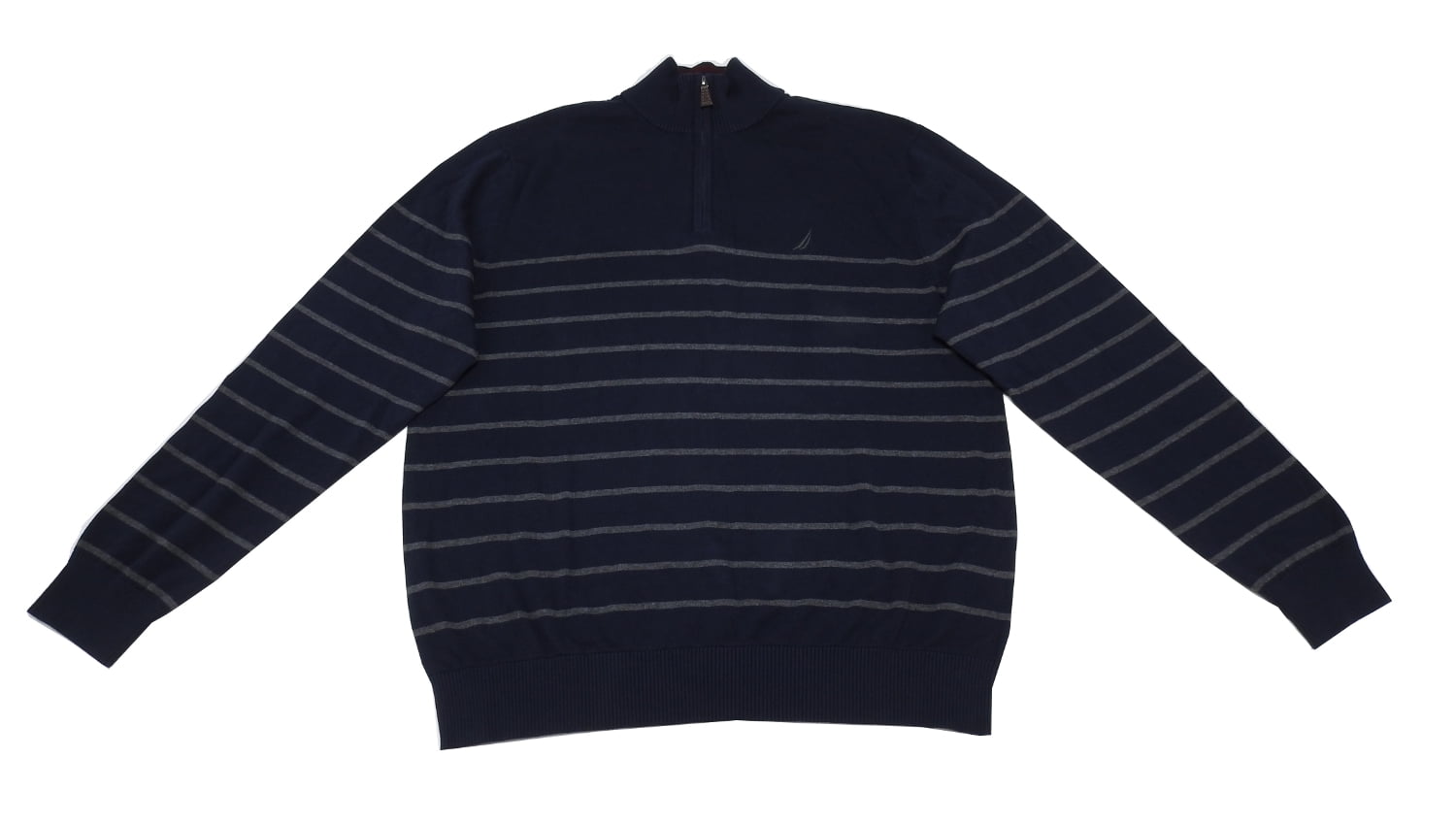 Nautica - Nautica Mens Size X-Large Quarter-Zip Long Sleeve Pullover ...