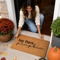 thumbnail image 3 of Fall Doormat Hey There Pumpkin Entryway Rug Coir Look Non Slip Mat 20"x31.5" 1 Pc, 3 of 5