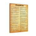 thumbnail image 4 of Scripture Walls Proverbs 20 Chapter Gold Bible Canvas Christian Wall Art Ready to Hang Unframed, 4 of 13