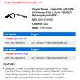 thumbnail image 2 of Oxygen Sensor - Compatible with 2004 - 2006 Nissan 350Z 3.5L V6 VQ35DE FI Naturally Aspirated GAS 2005, 2 of 2