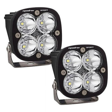 Baja Design 557806 LED Light Pods Clear Lens Work/Scene Pair Squadron Sport
