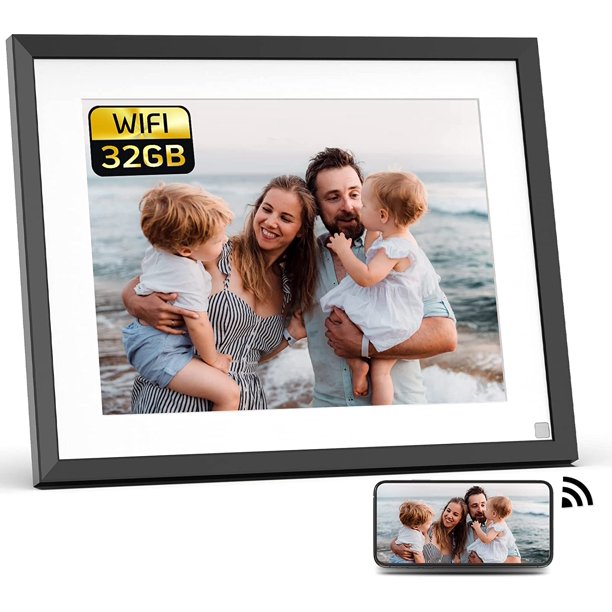 NexFoto 9 inch Digital Photo Frame, Smart Wifi Electronic Picture