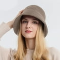 thumbnail image 4 of Roncen Knits Cloche Style Adjustable Bucket Hat for Women Vintage Hat, 4 of 5