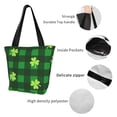 thumbnail image 5 of Kdxio Happy St. Patrick's Day5 Women Reusable Grocery Bags Foldable Ripstop,Reusable Shopping Bags for Shopping,Gym,Gift, 5 of 7