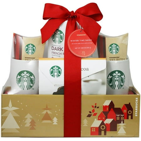 Starbucks Winter Time Basket Gift Set, 6 pc