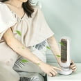 New Retro Twin Leaf Tower Fan Office Desktop Fan Vertical Portable