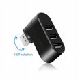 thumbnail image 3 of Concentrador USB Yjmei adaptador USB giratorio de 90/180 concentrador de datos USB de 3 puertos, 3 of 5