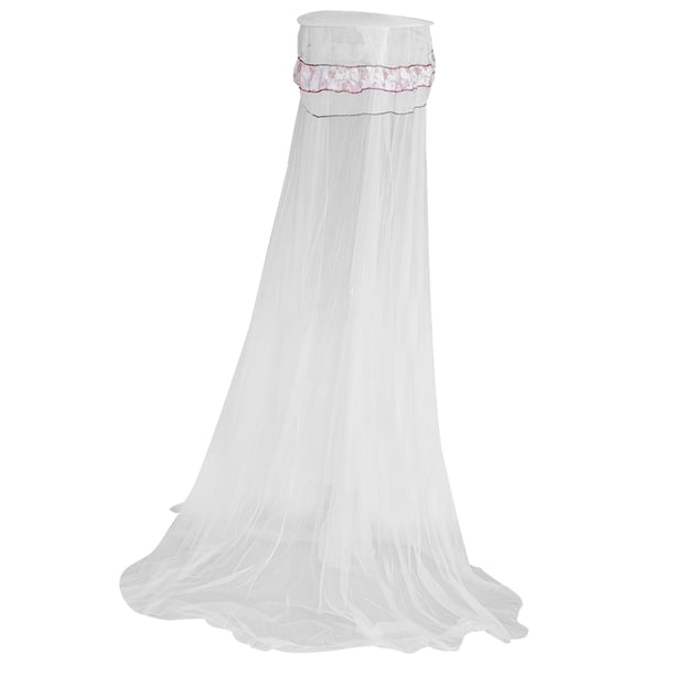 Encaje Princesa Proteger Cama Cortina de Dosel - Púrpura Blanco Yotijar Princesa mosquito red