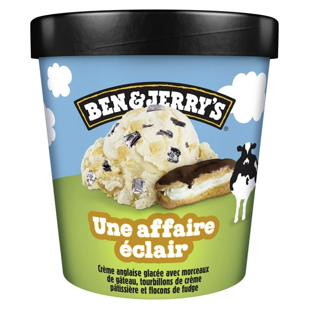 Ben & Jerry's An Éclair Affair Ice Cream, 473 ml Ice Cream Walmart.ca