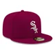 thumbnail image 2 of Gorra New Era Chicago White Sox 59fifty Guinda Cardinal, 2 of 6