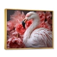 thumbnail image 2 of Designart "Flamingo gracefulness In Pink I" Animals Floater Framed Canvas Art Print, 2 of 7