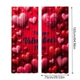 thumbnail image 3 of Valentines Day Blackout Window Curtains, Romantic Red and White Heart Shaped Balloons Blackout Windows Door Curtain for Bedroom Living Room Home Decor, 3 of 9